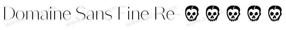 Domaine Sans Fine Re字体转换
